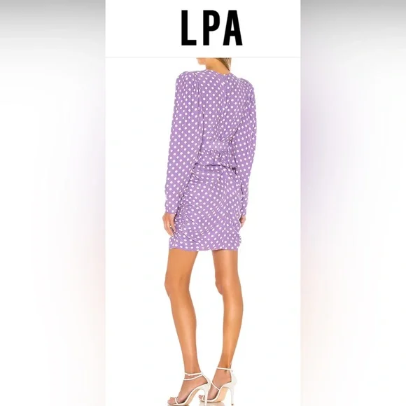 New! LPA Ailisa Annette dot XS dress CUTE! - Picture 3 of 11